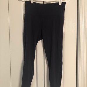 Athleta Navy 3/4 Women's Athletic Leggings (Size Small) GOOD CONDITION